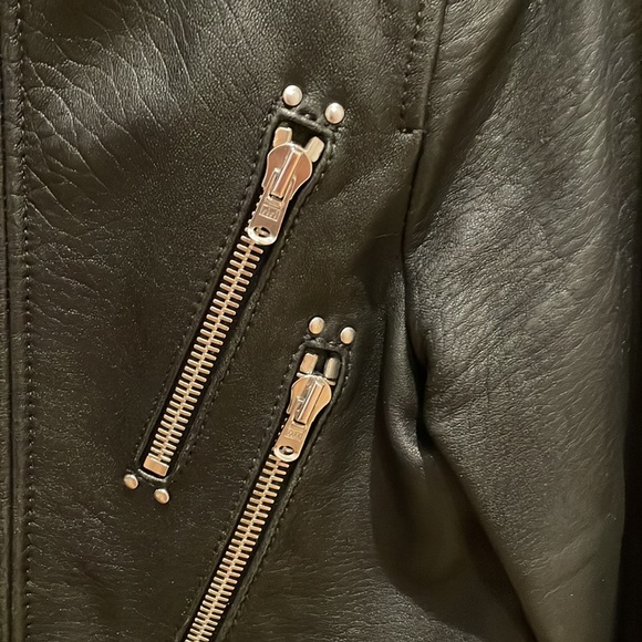 The Kooples Leather Motorcycle Jacket - Picture 3 of 7